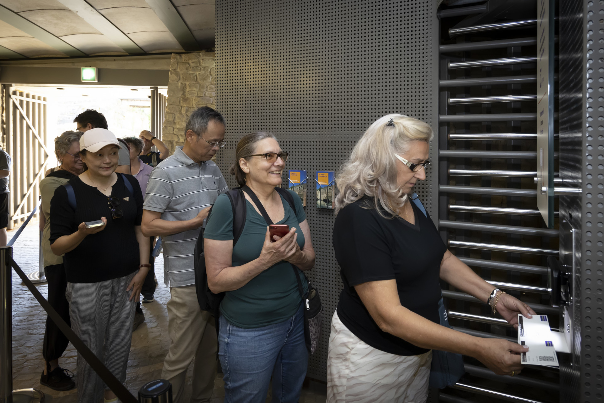 Visitors in the Bock Casemates
